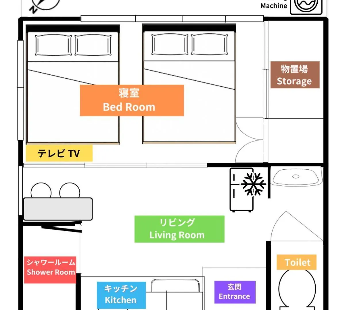 夢の舎代々木 Yumenoya Yoyogi Apartment Tokyo