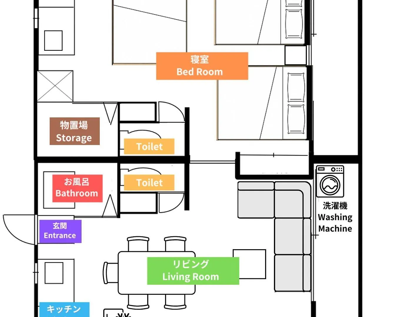 夢の舎代々木 Yumenoya Yoyogi Apartment Tokyo 0*,  Japan