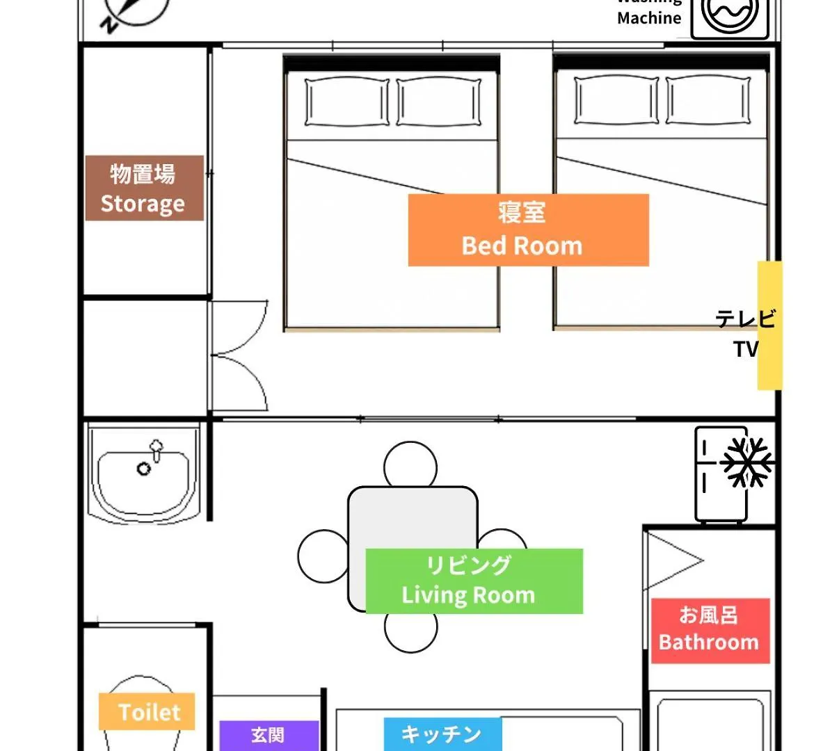 夢の舎代々木 Yumenoya Yoyogi Apartment Tokyo Japan